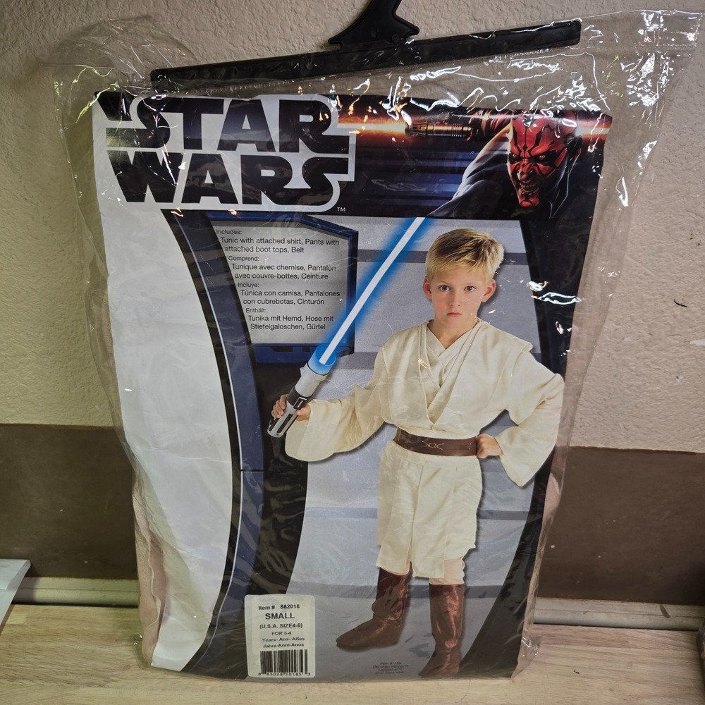 Star Wars Child's Deluxe Obi-Wan Kenobi Costume, Small - Rubies